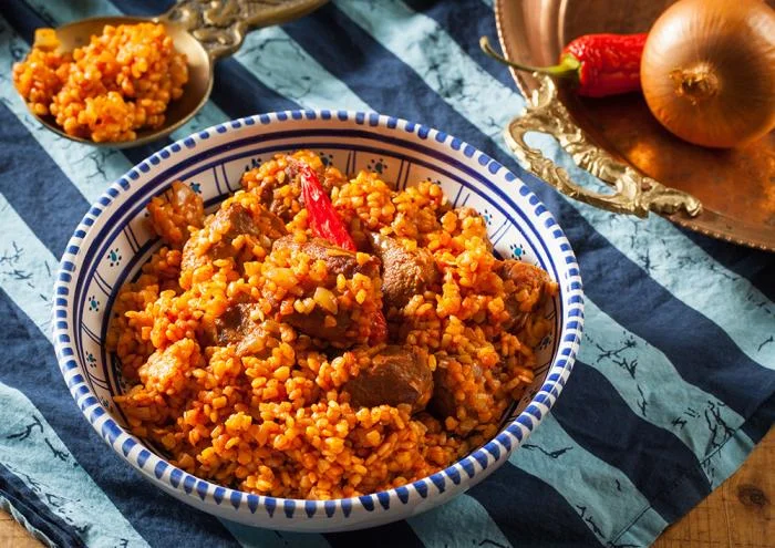 borghol à la viande